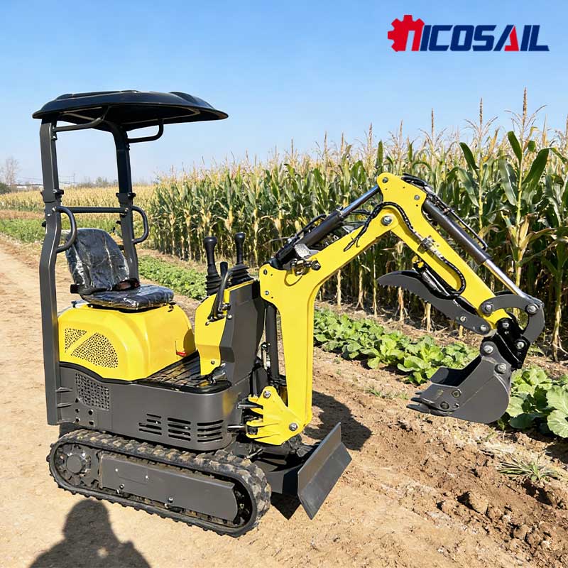 Kompaktowa mini koparka 1t z w – Urban Farming In China recenzja i cena