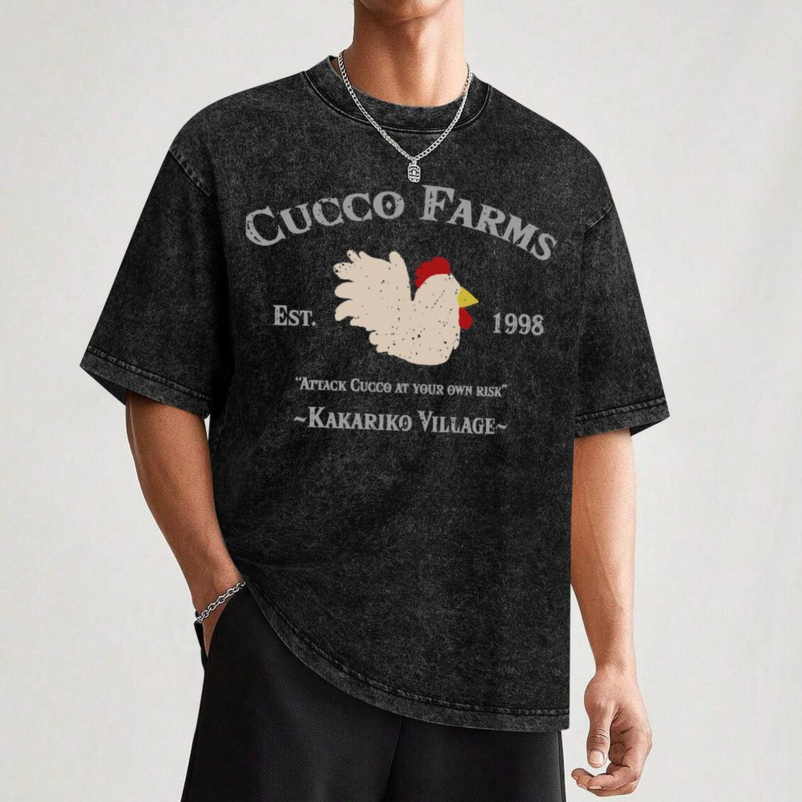 Koszulka Cucco Farms w stylu m – Urban Farming In China recenzja i cena