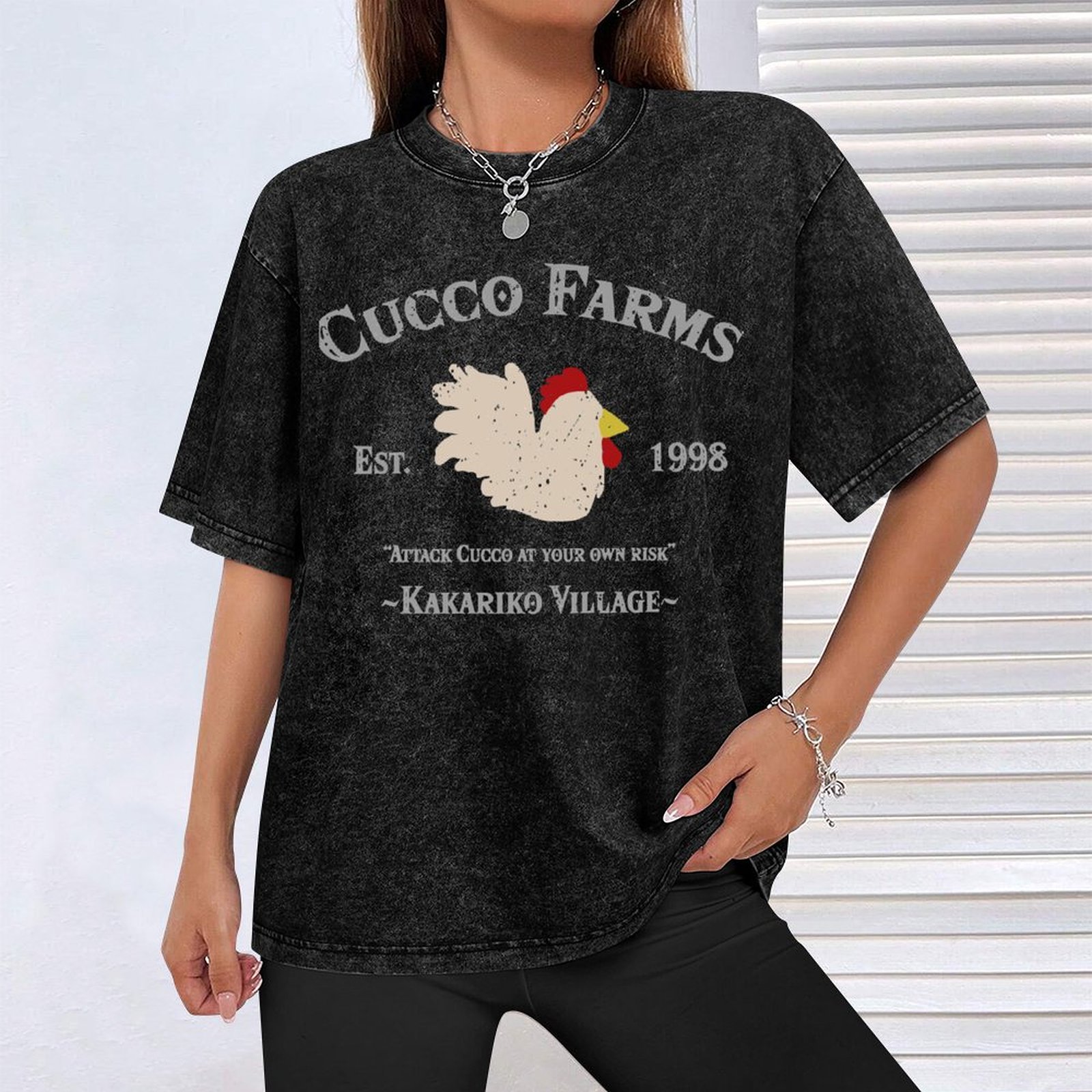 Koszulka Cucco Farms w stylu m – Urban Farming In China recenzja i cena